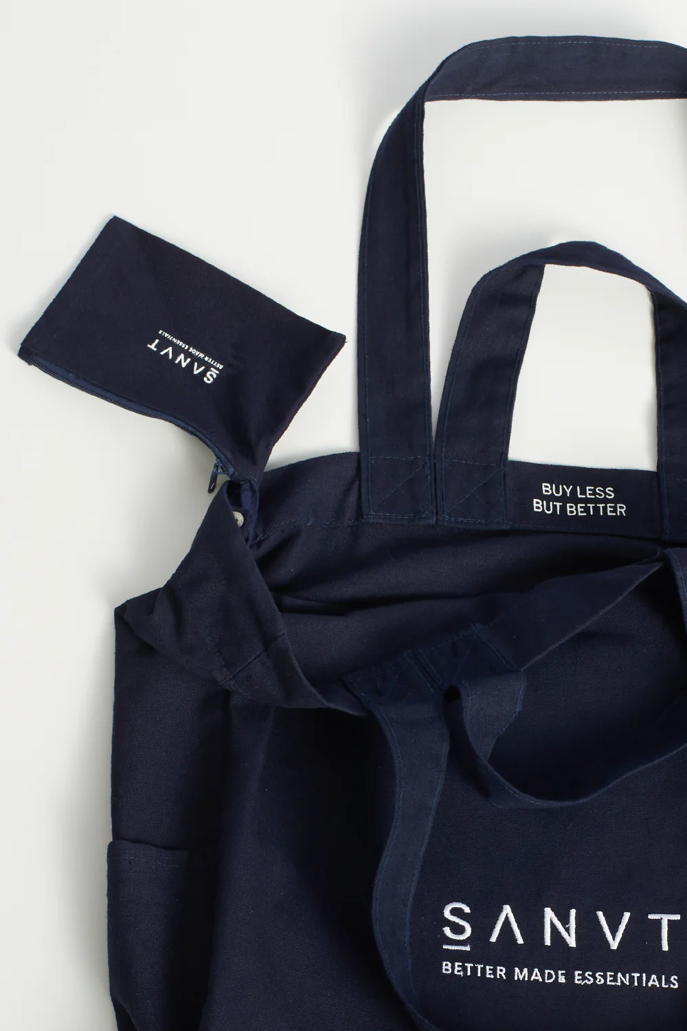 The Canvas Tote Bag - Navy - Image 8