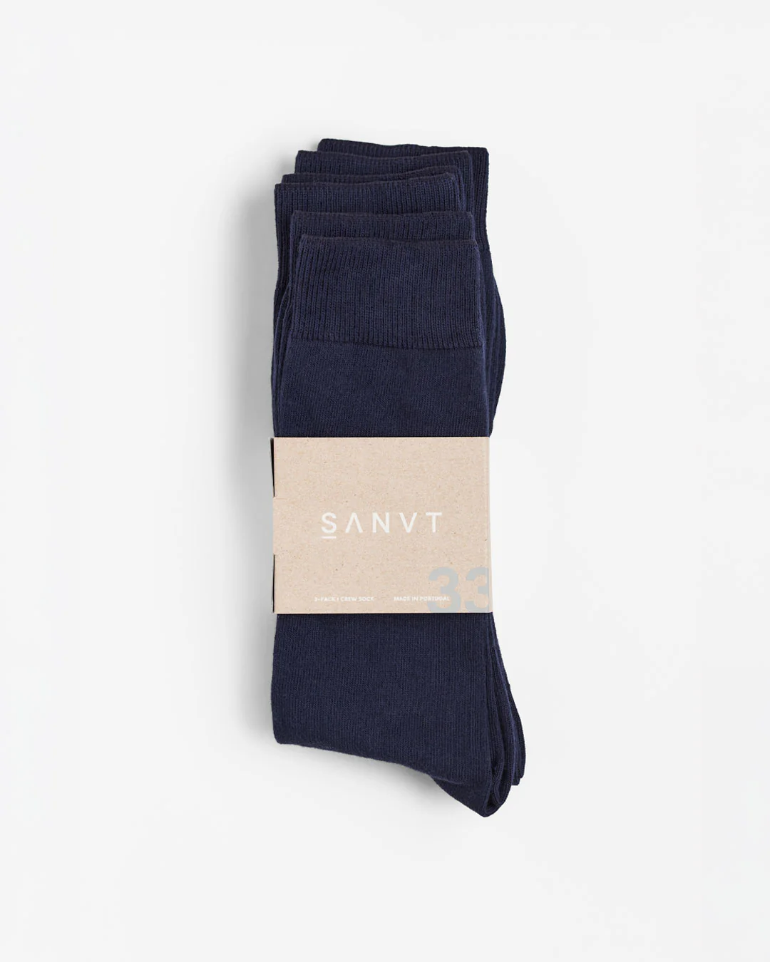 The Crew Socks (3 Pack) - Navy - Image 4