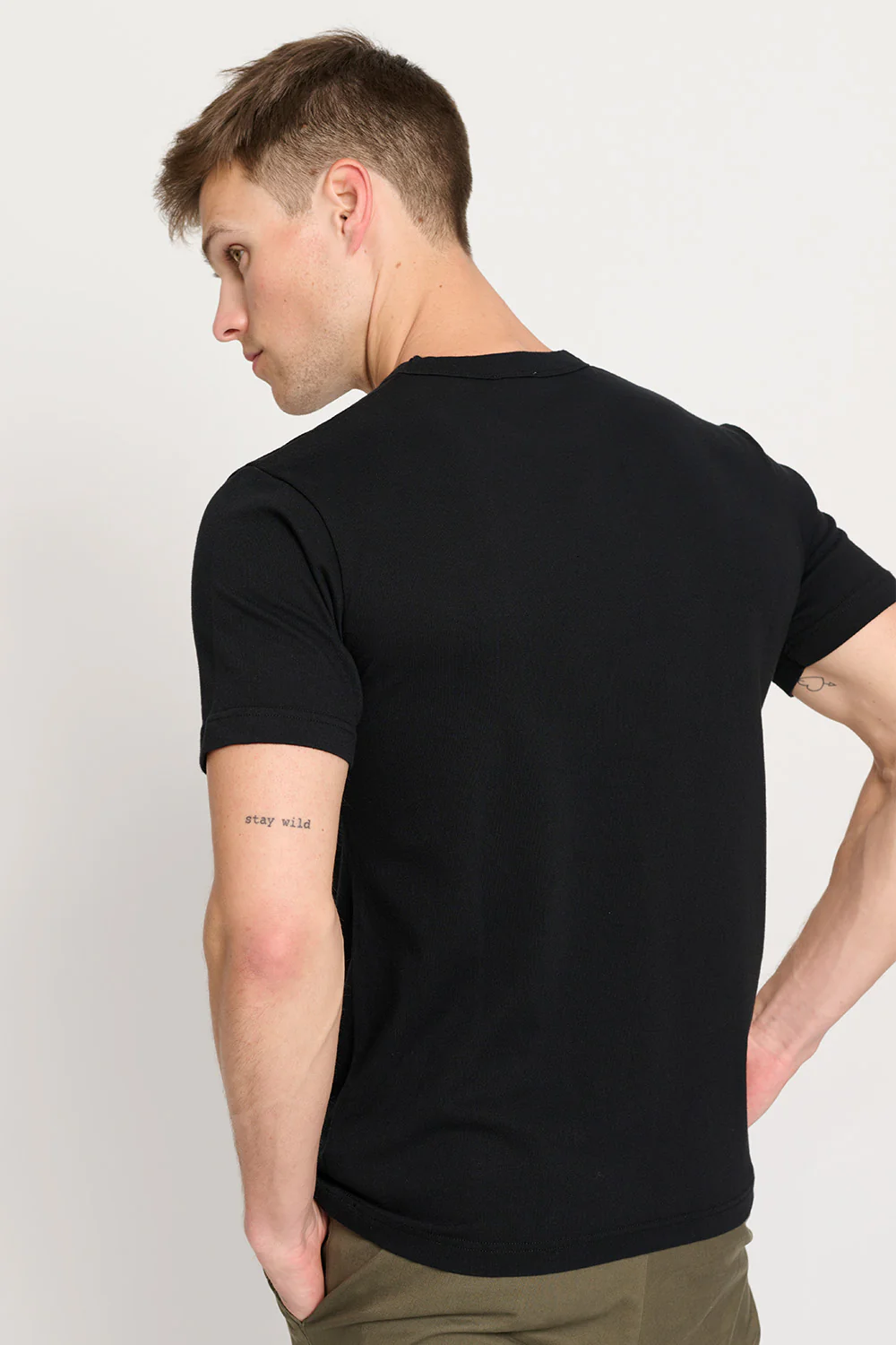 The Heavyweight T-Shirt - Black - Image 4