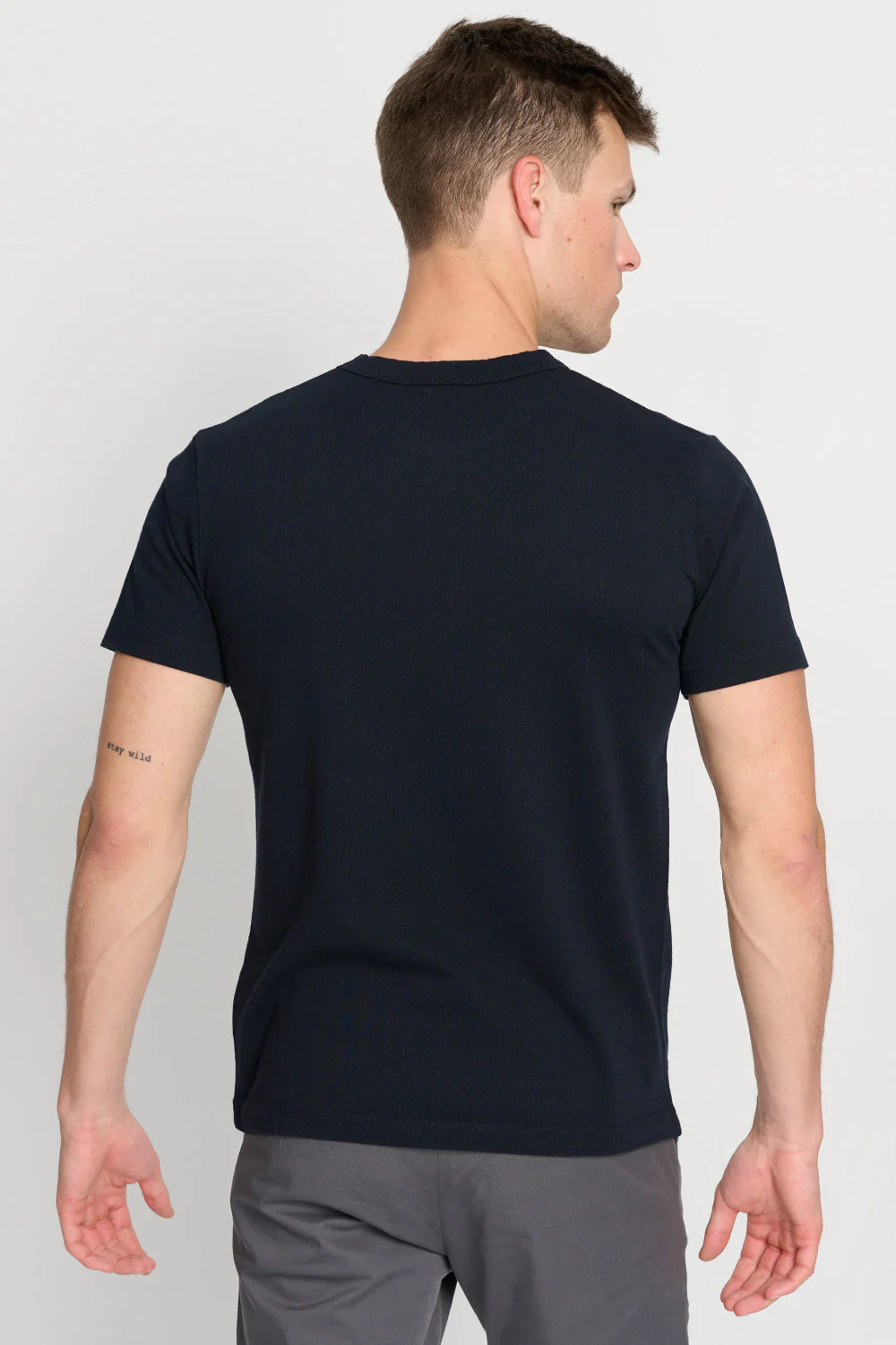 The Heavyweight T-Shirt - Dark Navy - Image 4
