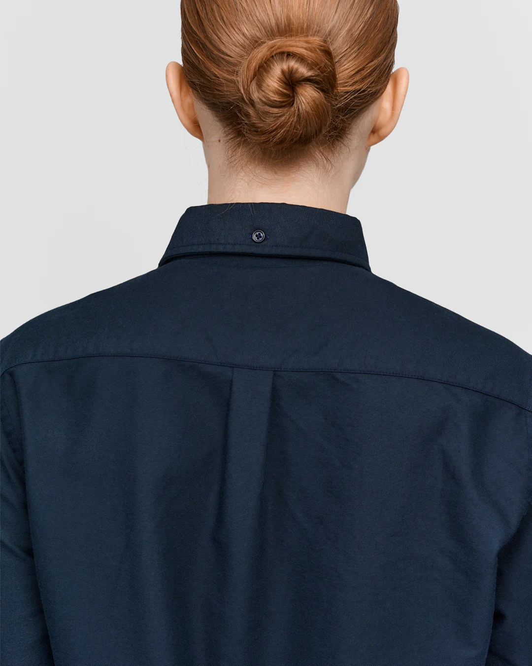 The Oversized Oxford Shirt - Navy - Image 3
