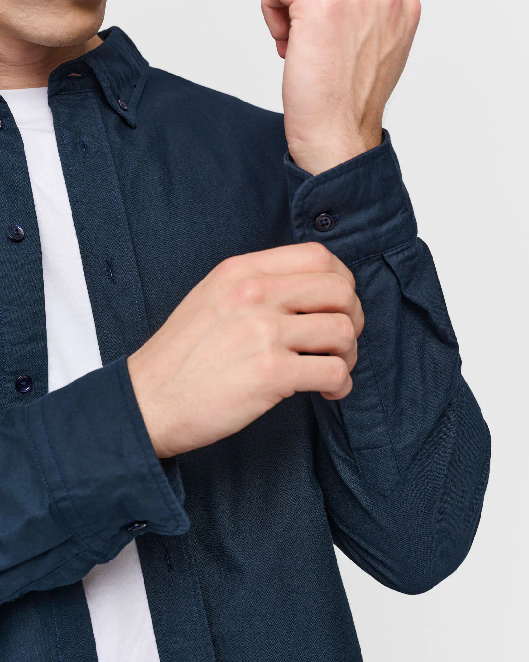 The Perfect Oxford Shirt - Navy - Image 4