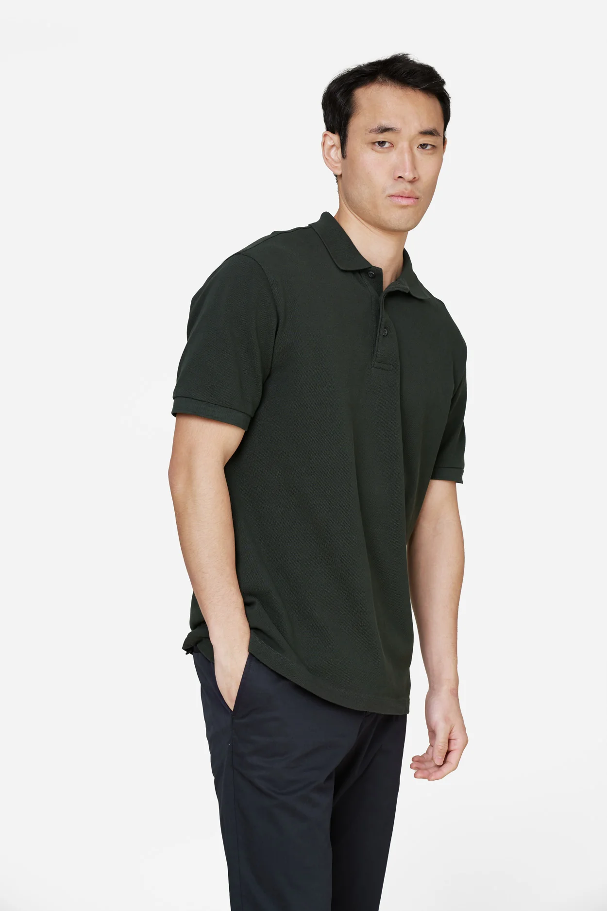 The Perfect Polo Shirt - Dark Green - Image 6