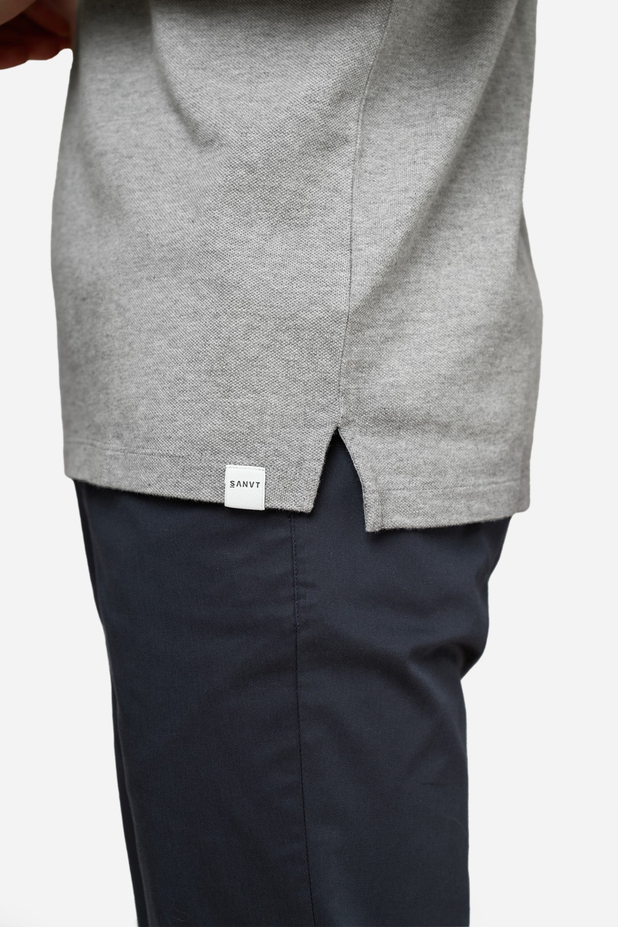 The Perfect Polo Shirt - Grey Melange - Image 4