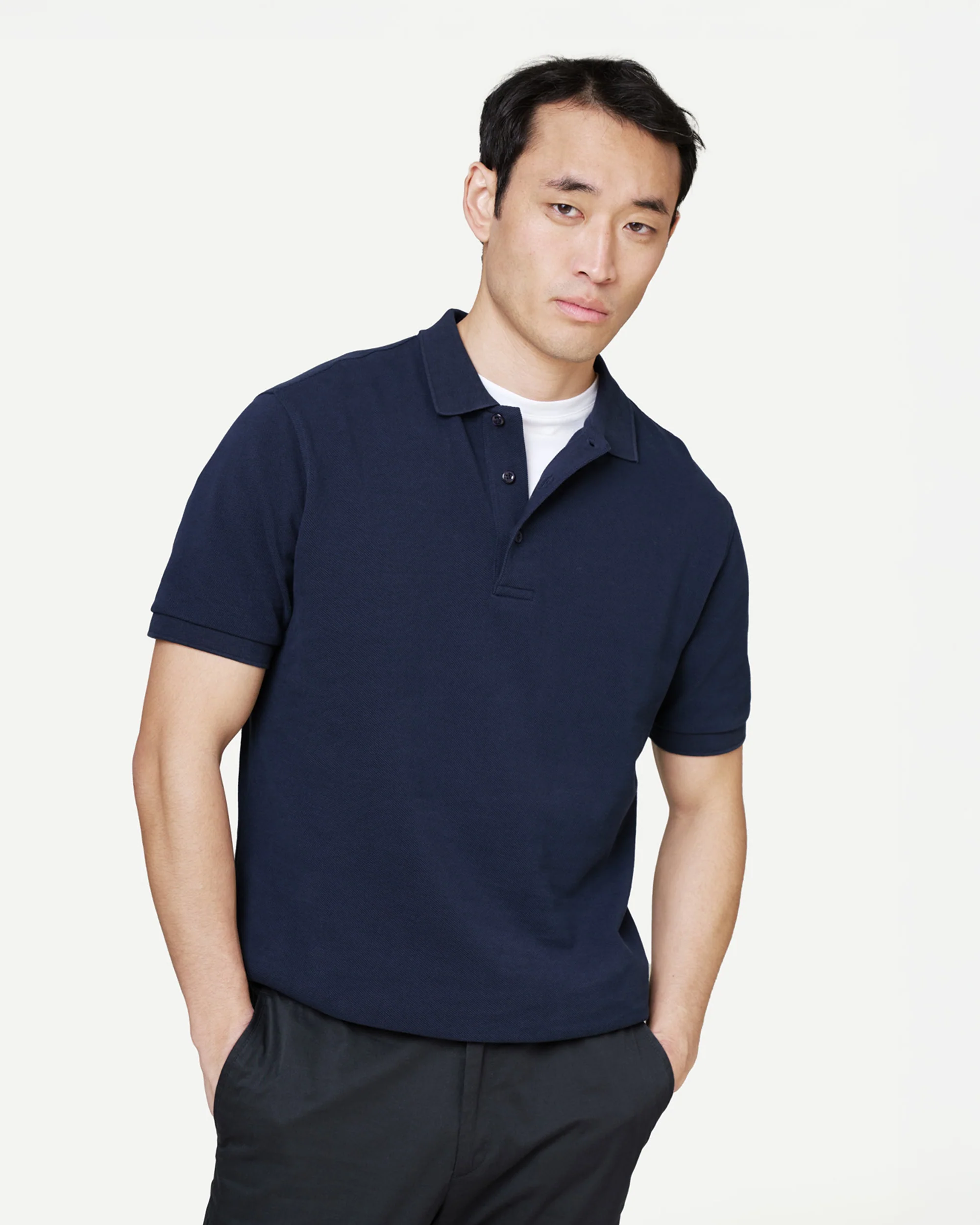 The Perfect Polo Shirt - Navy - Image 4