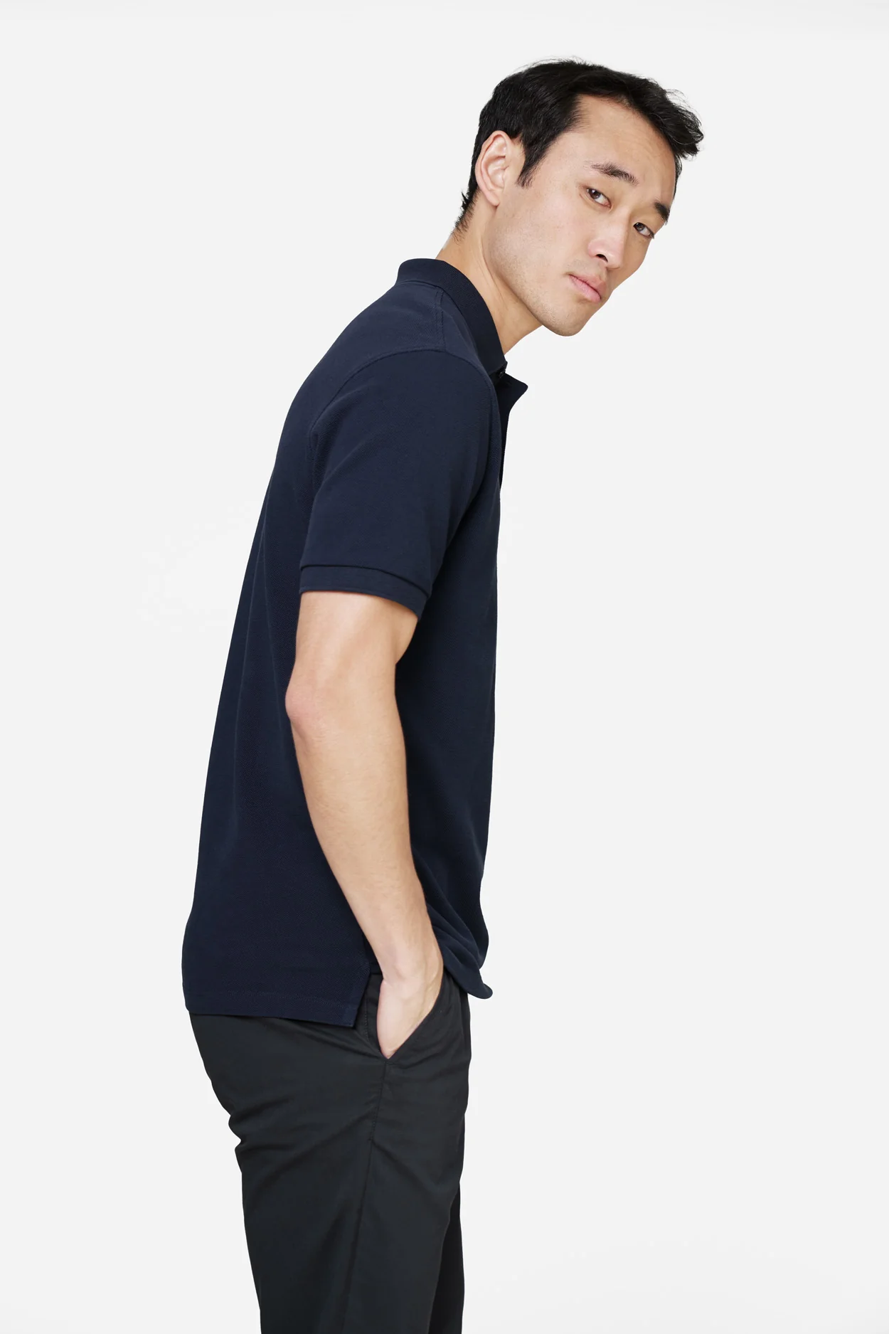 The Perfect Polo Shirt - Navy - Image 6