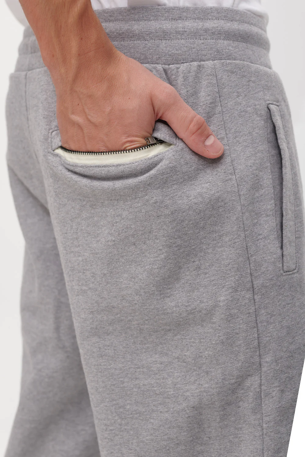 The Perfect Sweatpants - Grey Melange - Image 4