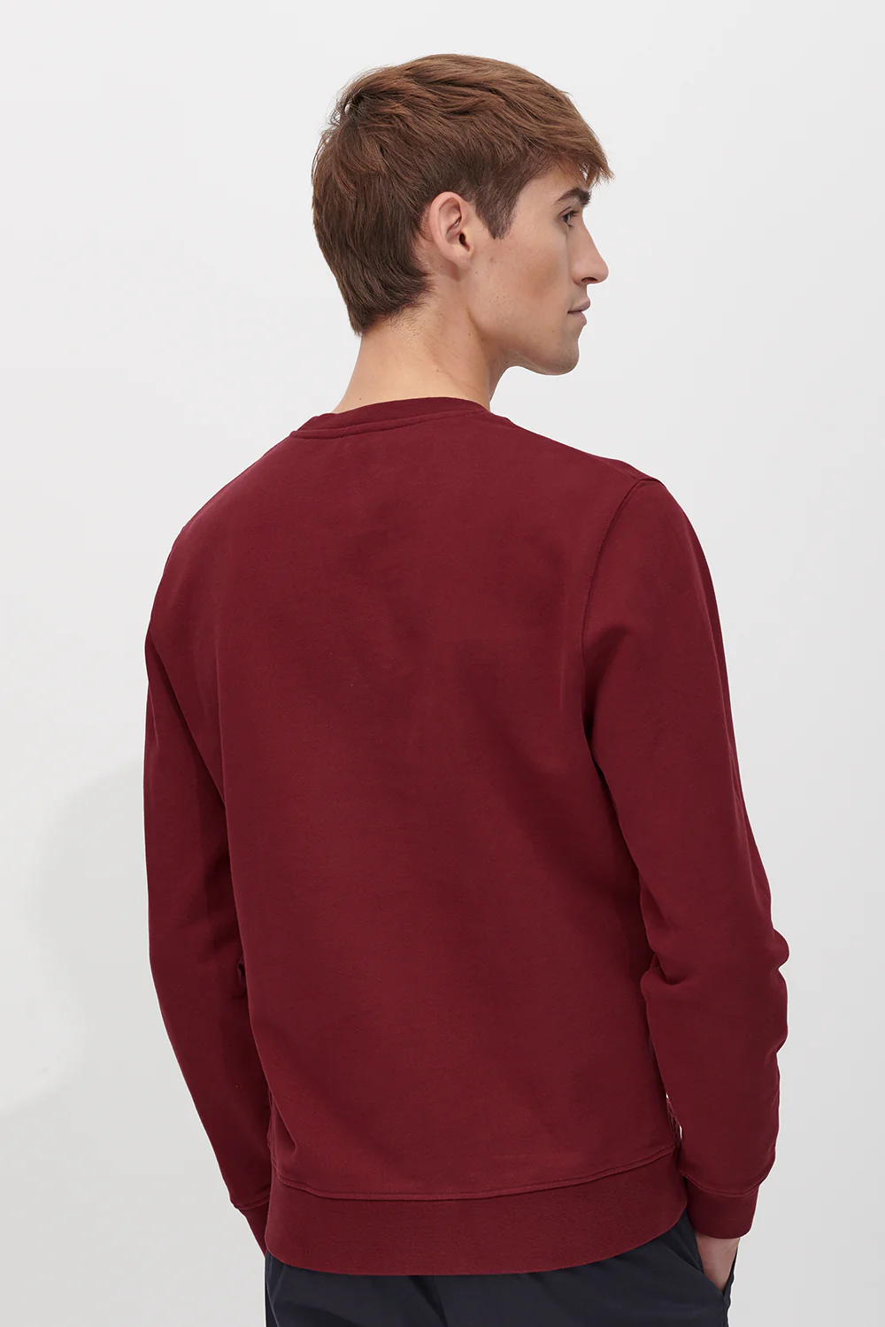 The Perfect Sweatshirt - Dark Red - Image 3