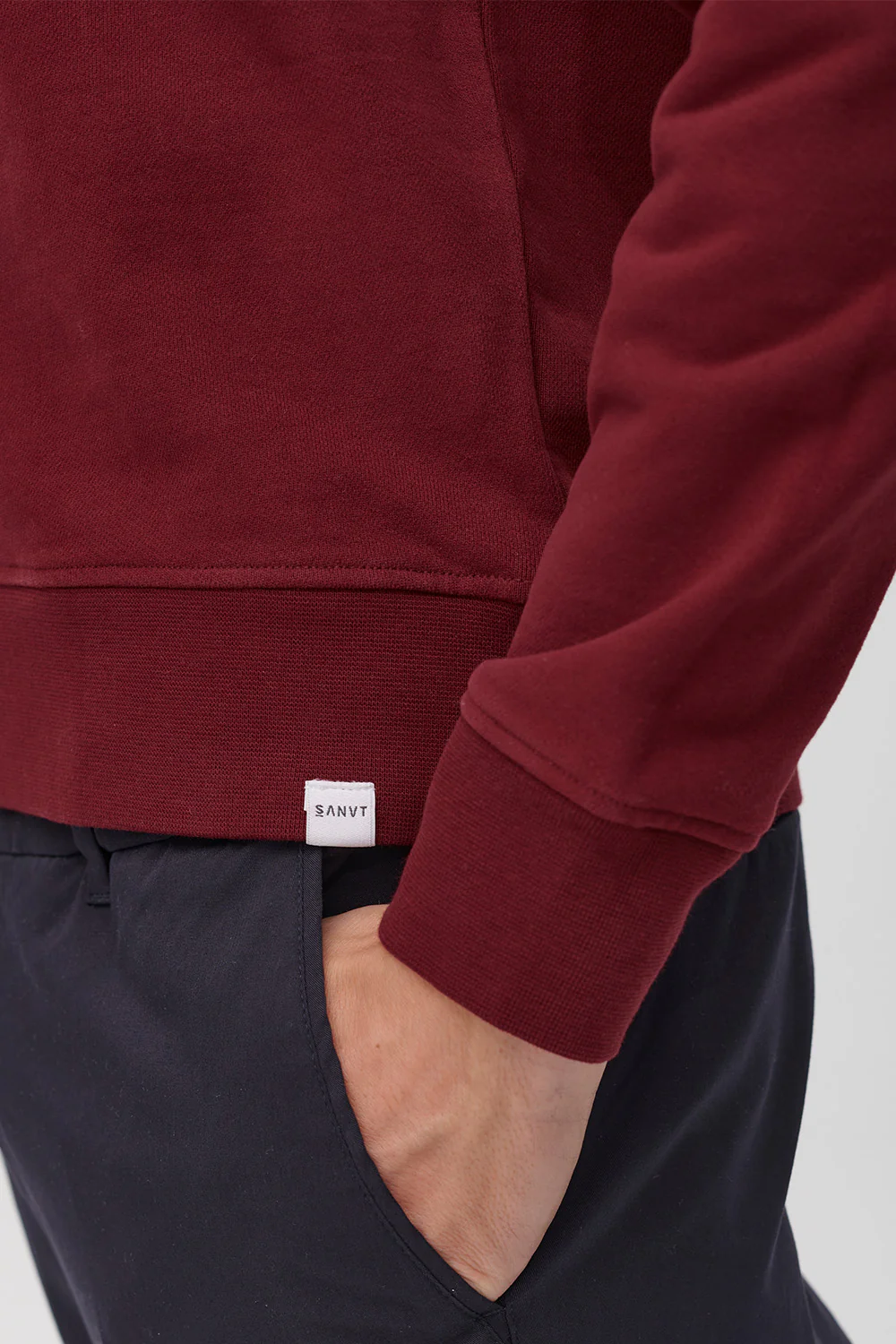 The Perfect Sweatshirt - Dark Red - Image 6