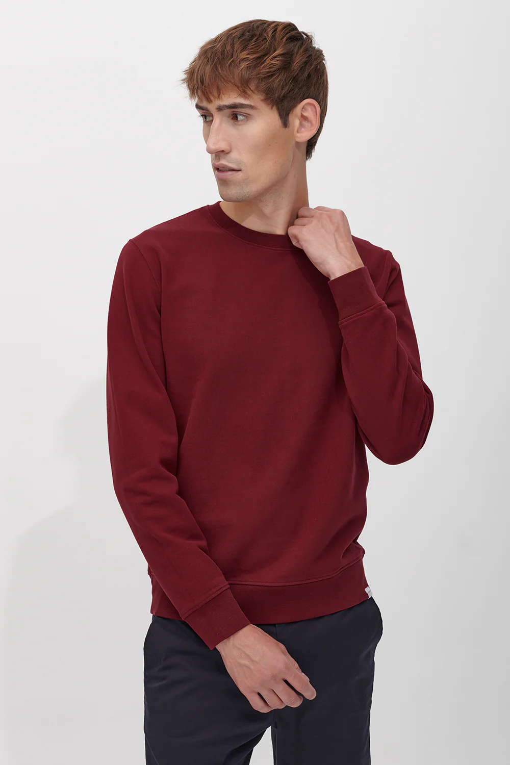 The Perfect Sweatshirt - Dark Red - Image 7