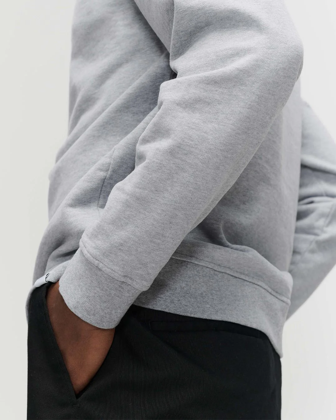 The Perfect Sweatshirt - Grey Melange - Image 4