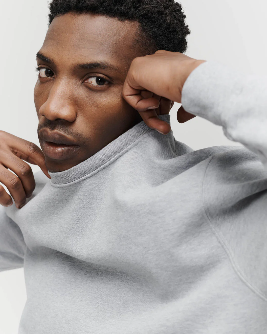 The Perfect Sweatshirt - Grey Melange - Image 5