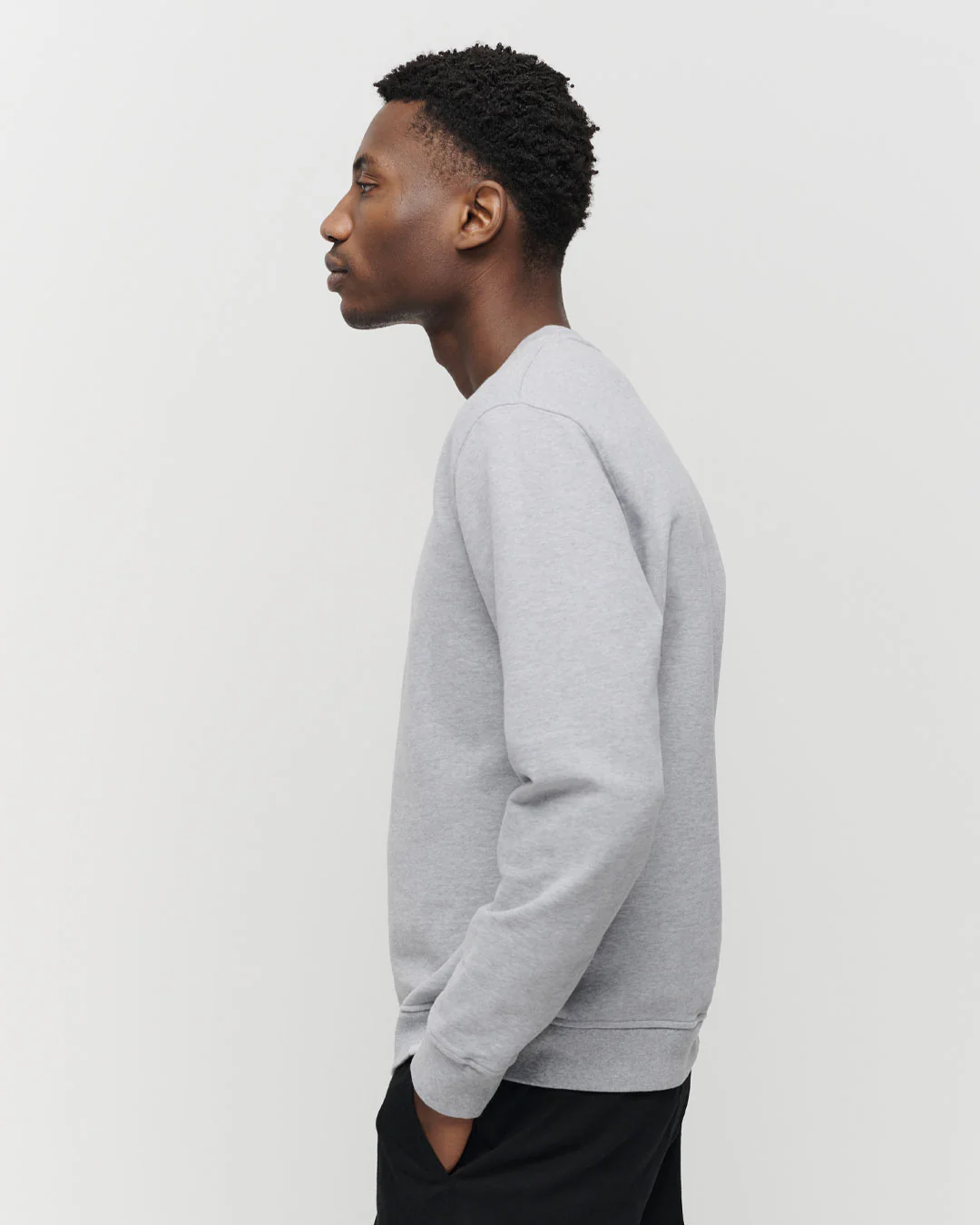 The Perfect Sweatshirt - Grey Melange - Image 6