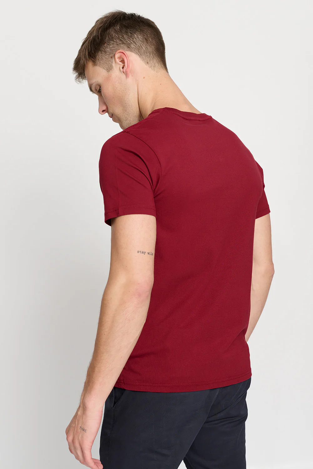 The Perfect T-Shirt - Dark Red - Image 3