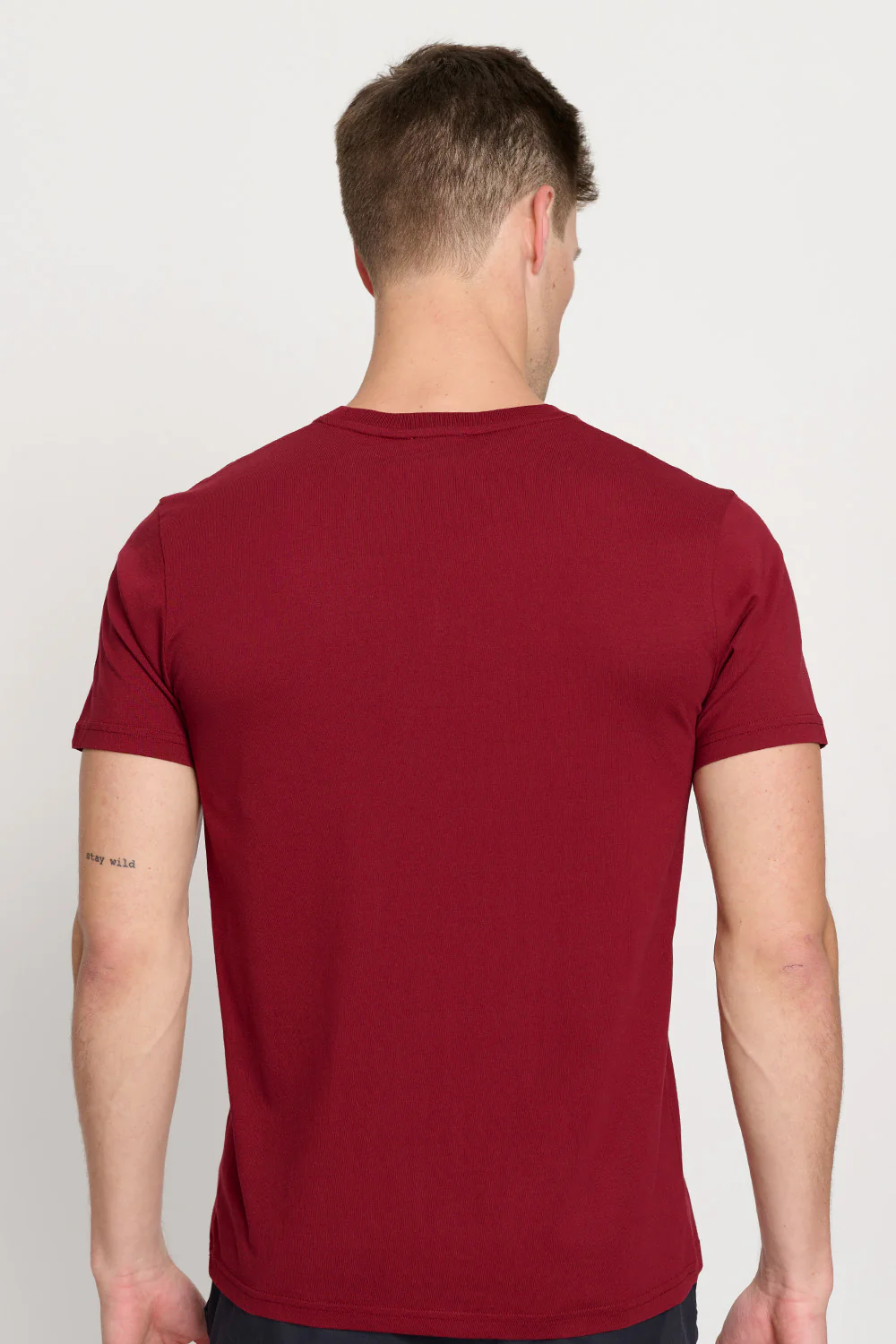 The Perfect T-Shirt - Dark Red - Image 4