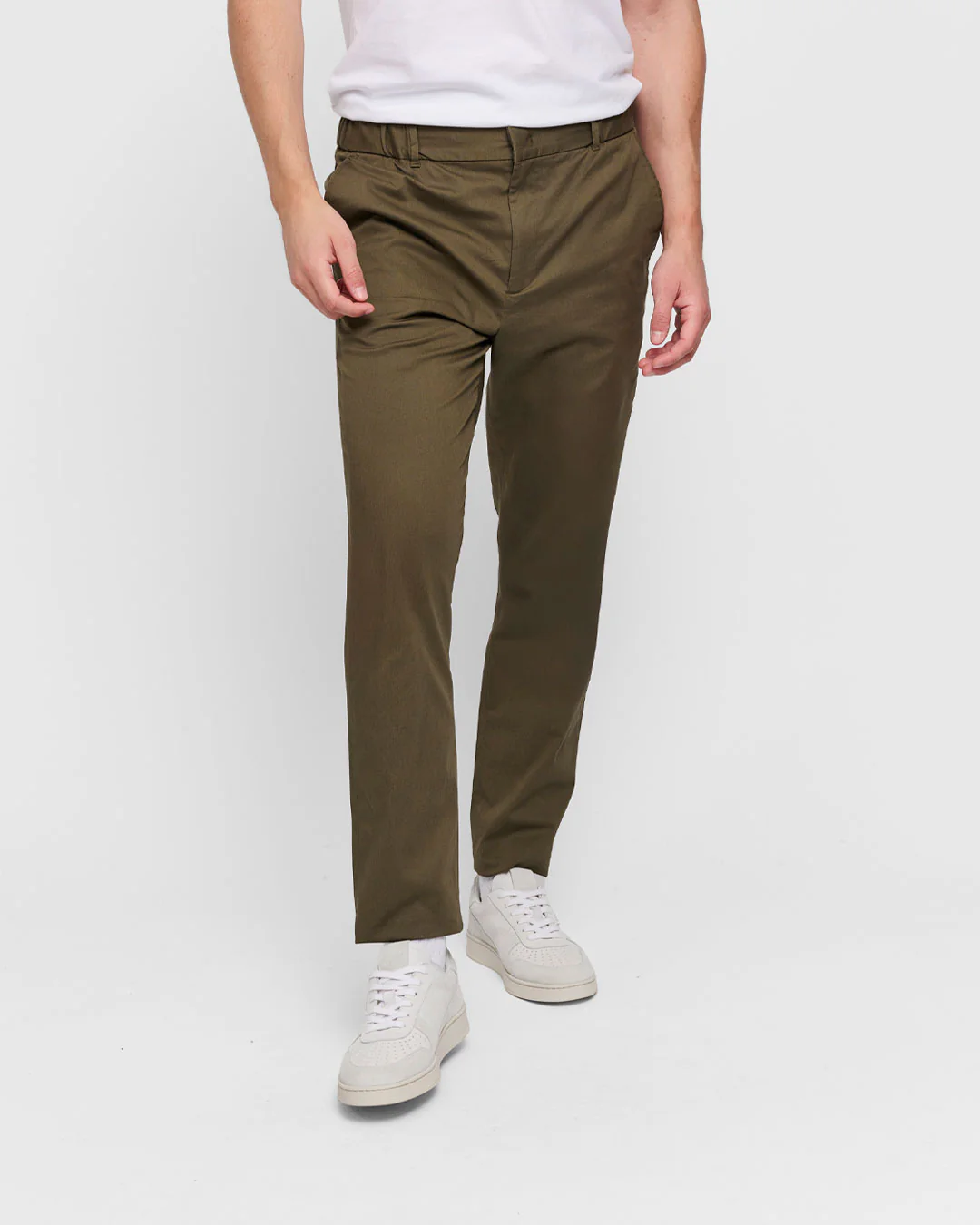 The Perfect Chino - Olive Green - Image 3