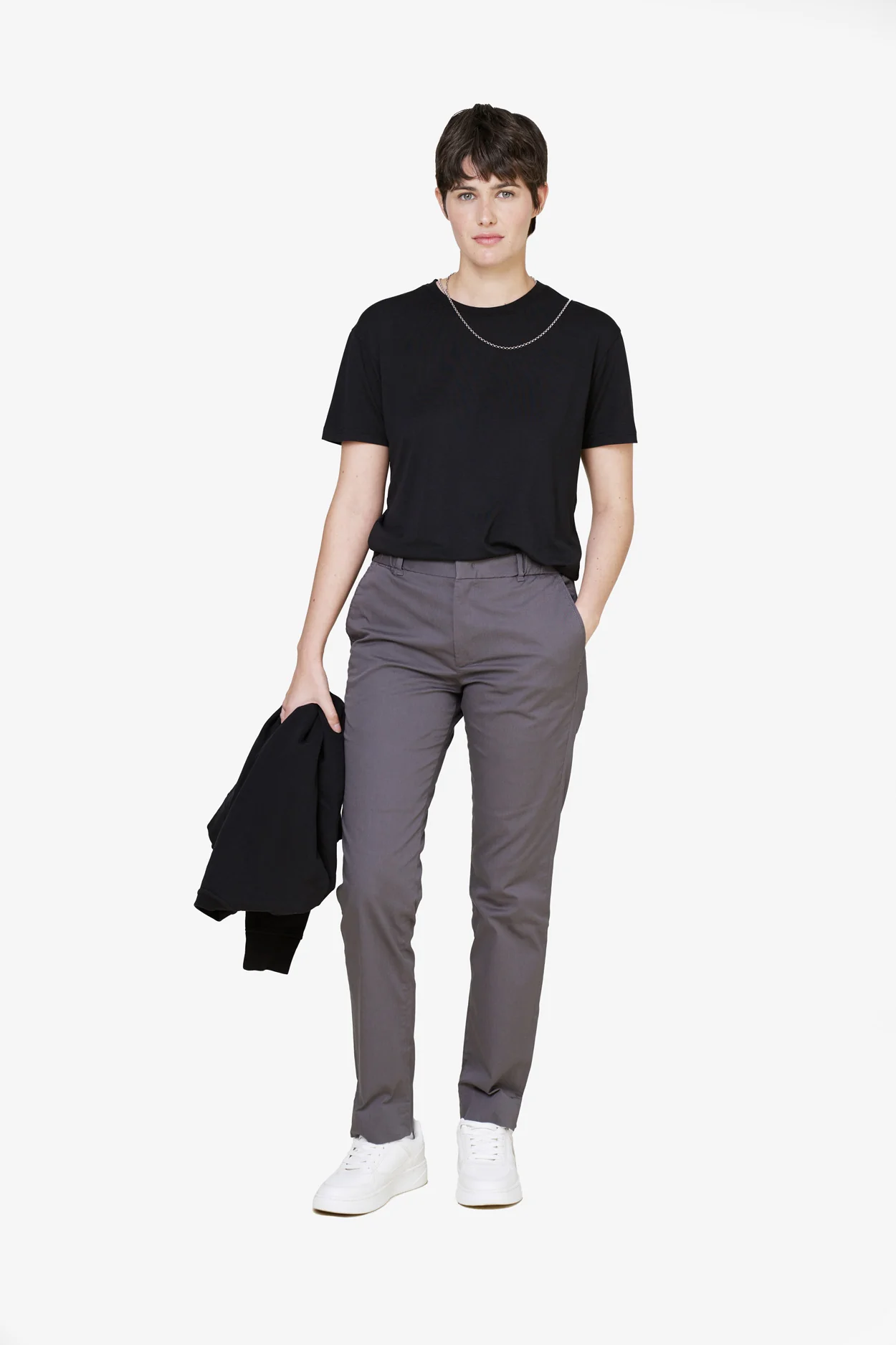 The Unisex Lightweight T-Shirt - Black - Image 3