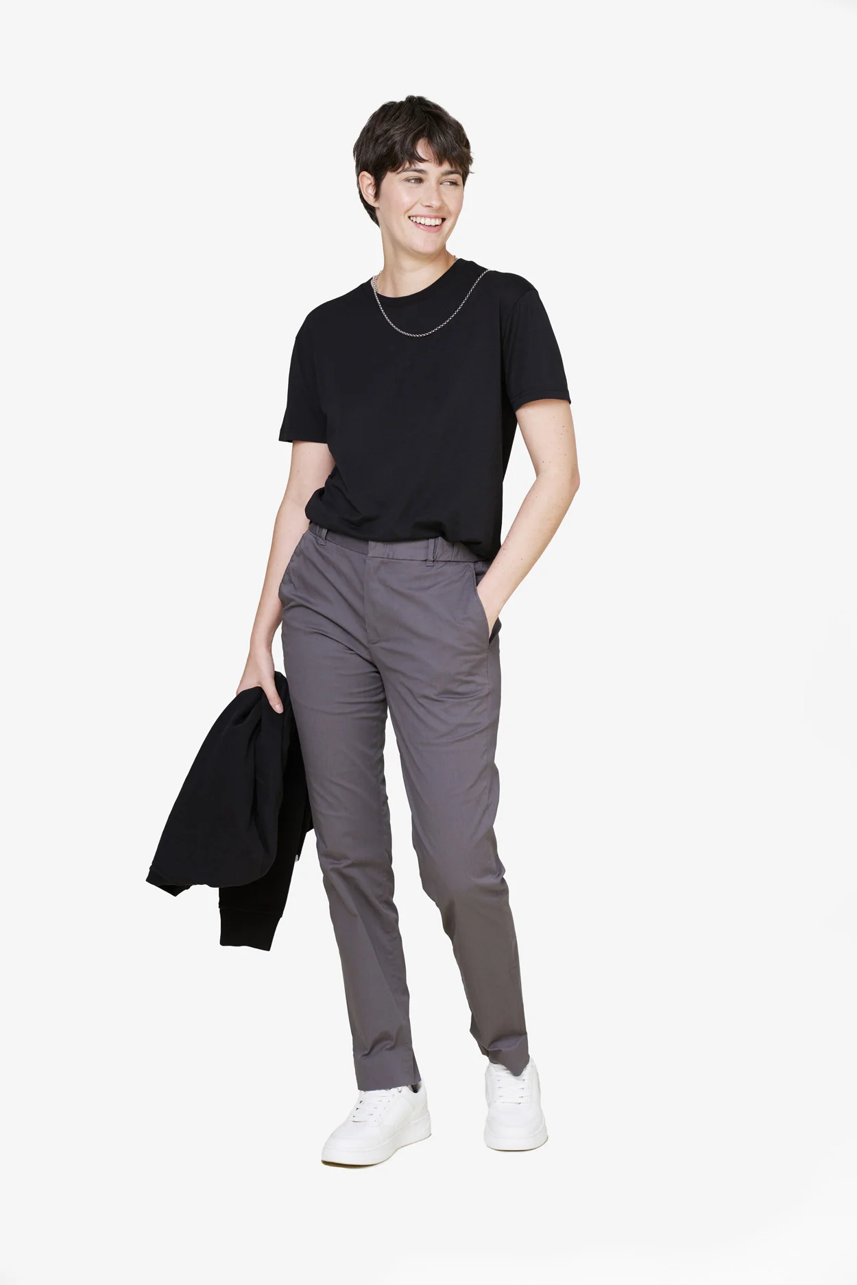 The Unisex Lightweight T-Shirt - Black - Image 6