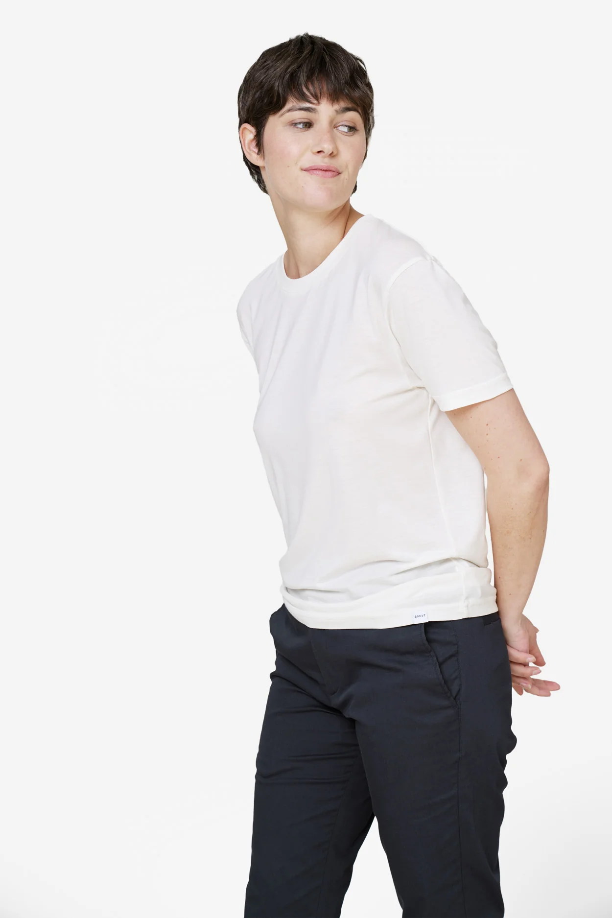 The Unisex Lightweight T-Shirt - Off White - Image 5