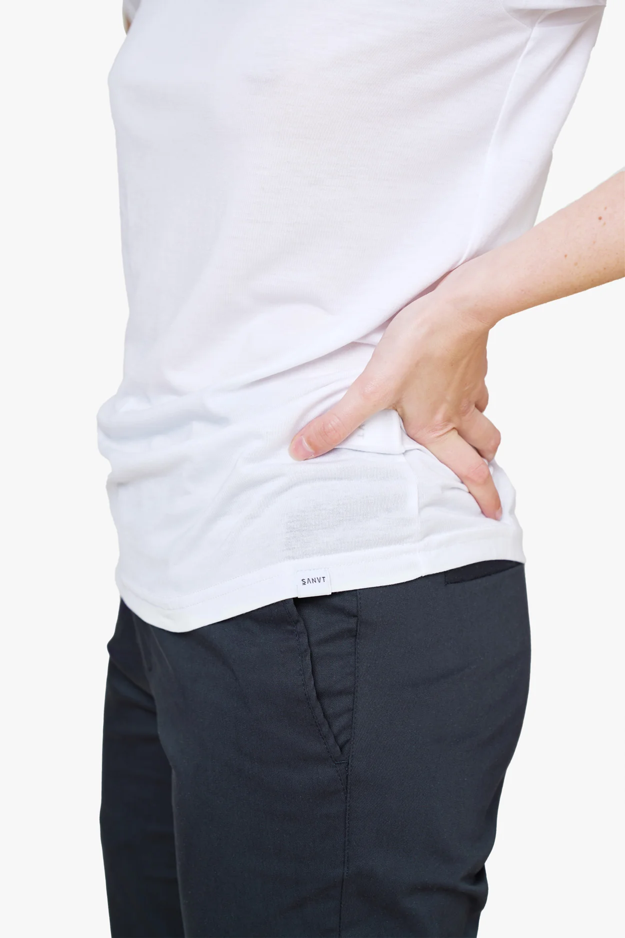 The Unisex Lightweight T-Shirt - White - Image 5