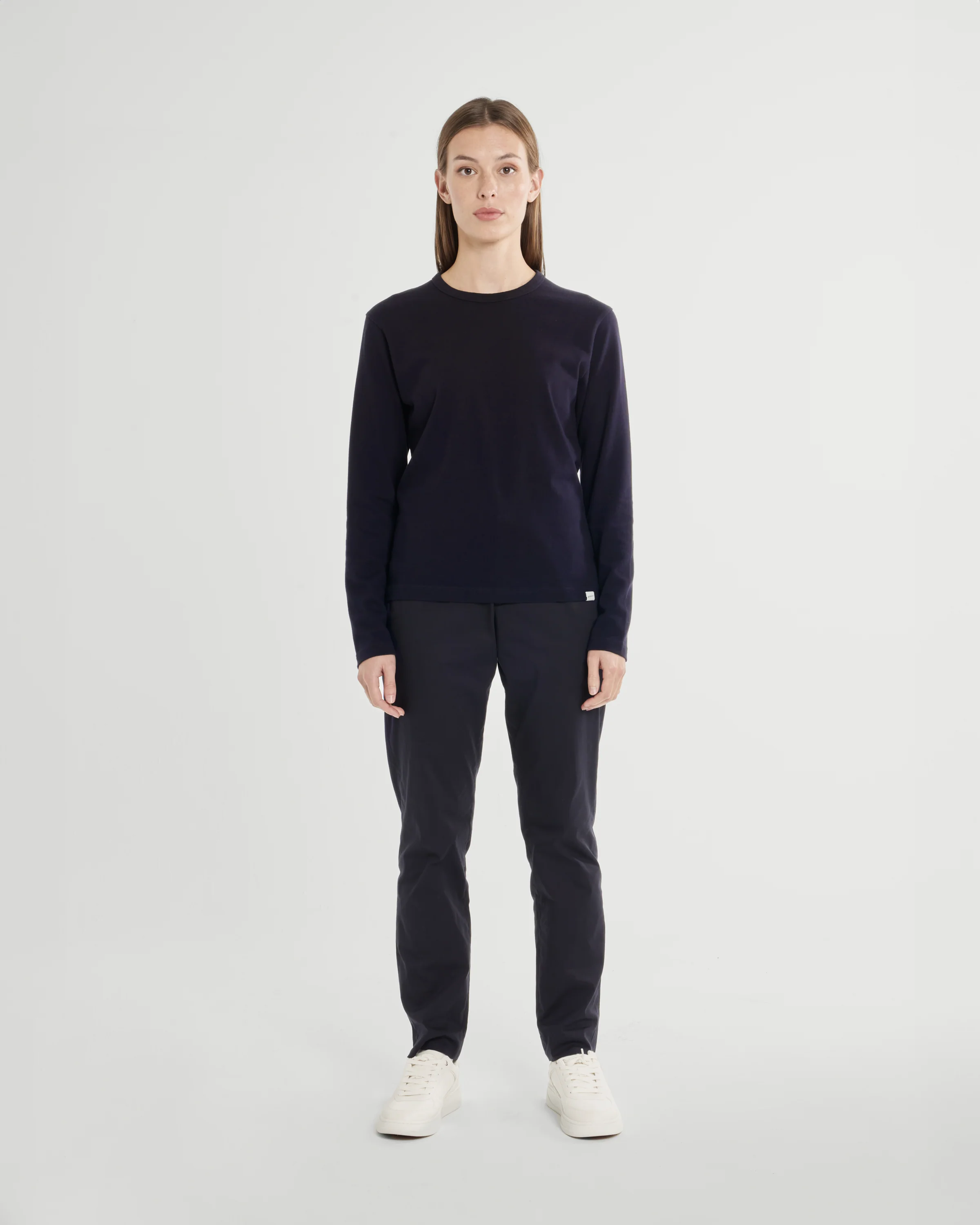 The Unisex Longsleeve T-Shirt - Dark Navy - Image 5