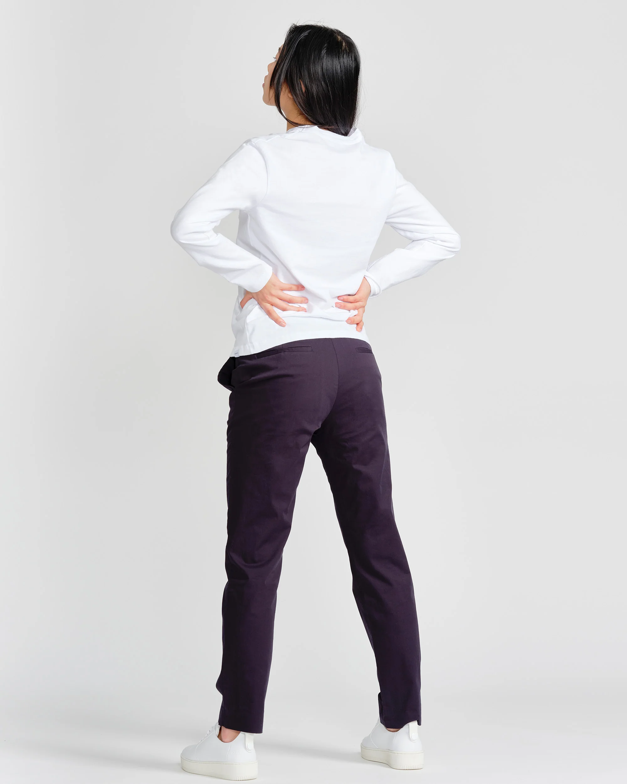 The Unisex Longsleeve T-Shirt - White - Image 3