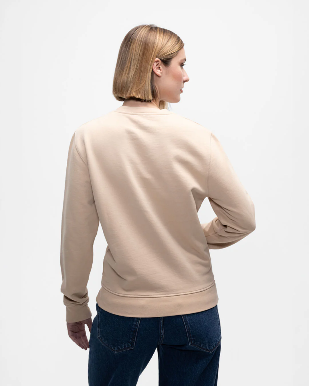 The Unisex Sweatshirt - Sand - Image 3