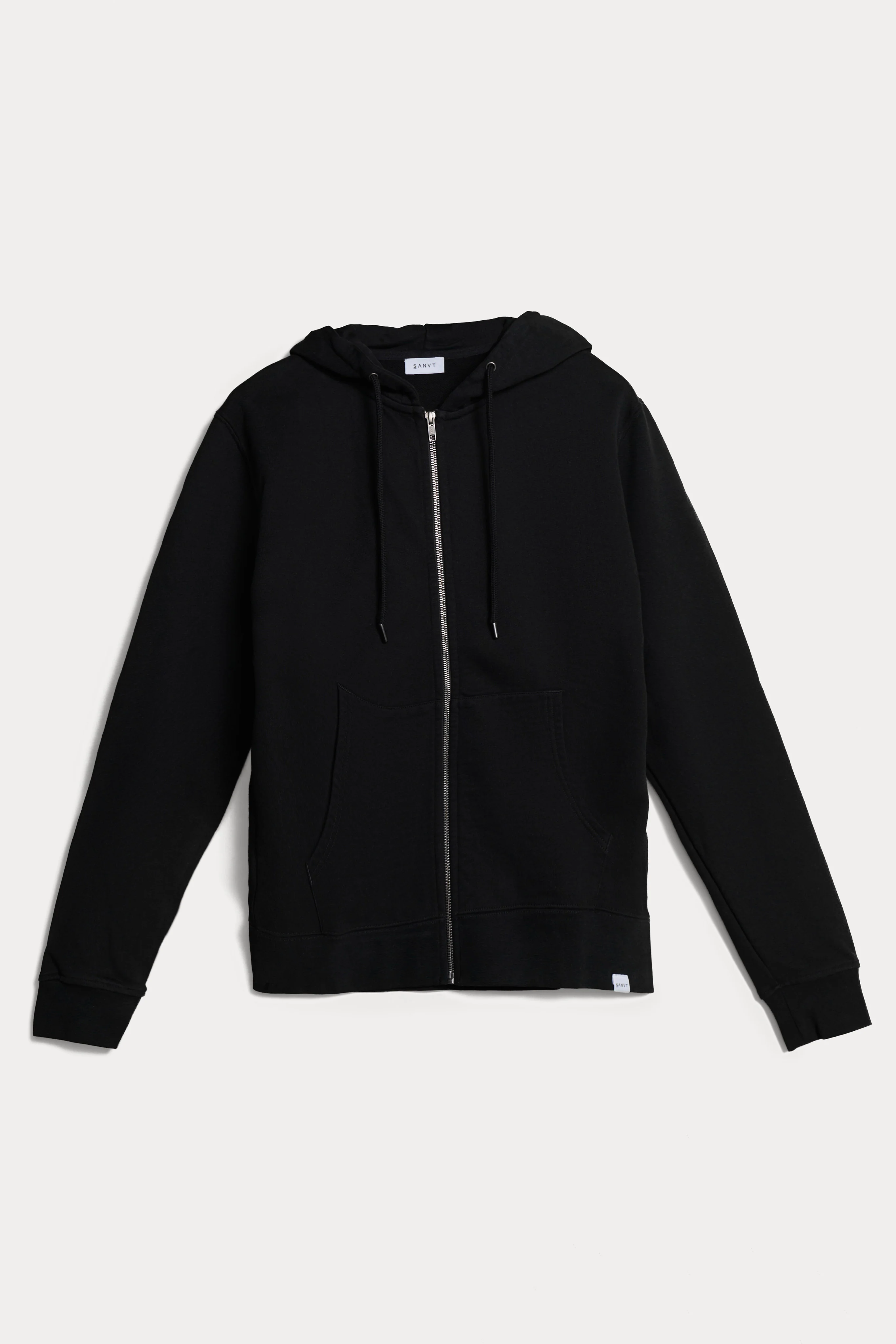 The Unisex Zip Hoodie - Washed Black - Image 8